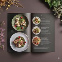 CMYK imprimant le papier enduit de logo fait sur commande pour les menus/livrets/brochures imprimés par coutume Menu/tracts élégants de restaurant de café conçoit