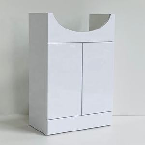 PTB moderne 550 brillant blanc <span class=keywords><strong>deux</strong></span> portes monté au sol <span class=keywords><strong>salle</strong></span> <span class=keywords><strong>de</strong></span> <span class=keywords><strong>bain</strong></span> lavabo armoire vanités meubles - Product Image 3