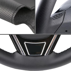 <span class=keywords><strong>Funda</strong></span> Deportiva de Cuero de Microfibra para <span class=keywords><strong>Volante</strong></span> de Coche, Protector Compatible con Volkswagen Golf 6 <span class=keywords><strong>Mk6</strong></span> VW Polo Sagitar Bora Santana - Product Image 4