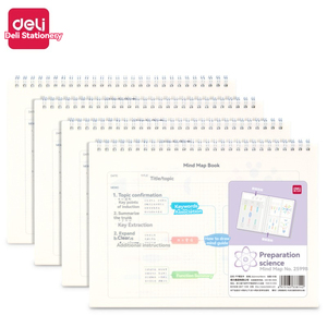 DELI 25998 đấm máy tính xách tay B5 sinh viên đại học tốt nghiệp kỳ thi tuyển sinh vẽ tay 60 tờ Chất lượng cao chất lượng cao - Product Image 5