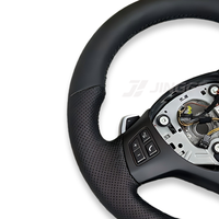 Volant sport racing en cuir perforé carbone pour BMW M3 M5 E92 E60 E63 E64 E70 E80 E90 E91 E71 E70 E72 328i