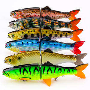 Vente en gros, grand appât flottant, multi-articulations, Koder, yeux 3D vifs, Swimbait, Swimbait, gros <span class=keywords><strong>poisson</strong></span>, leurre de pêche - Product Image 6