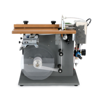 Machine d'étiquetage manuelle à main à surface plane Machine d'étiquetage de bouchon de bouteille ronde Applicateur d'étiquettes Machine plate
