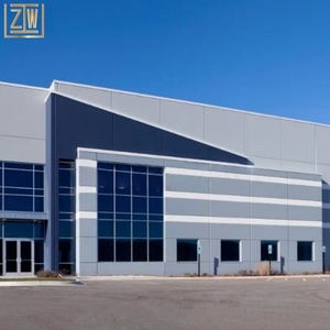 Prefab thép clod lưu trữ nhà kho đúc sẵn giá thép cấu trúc phòng tập thể dục bóng rổ thể thao hội trường sân vận động bóng đá thiết kế - Product Image 3