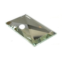 1 pouce x 1 pouce meilleur 4 5 6 8mm design de haute qualité biseauté bord poli décoratif mur diamant miroir tuile