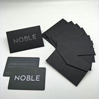 Meilleure vente d'usine de carte de visite en plastique impression de texte en noir carte de visite en PVC personnalisée de luxe