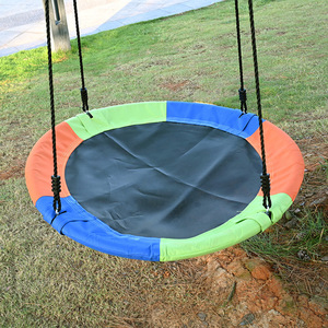 Balançoire Saucer Tree Swing de 40 pouces pour enfants, durable, ronde, siège suspendu d'extérieur, installation facile pour jardin - Product Image 5