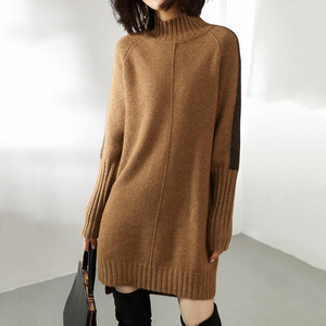 <span class=keywords><strong>Pull</strong></span> en cachemire et <span class=keywords><strong>laine</strong></span> à col roulé <span class=keywords><strong>mi</strong></span>-haut pour femme, longueur <span class=keywords><strong>mi</strong></span>-<span class=keywords><strong>longue</strong></span>, style <span class=keywords><strong>robe</strong></span> <span class=keywords><strong>pull</strong></span> moulante - Product Image 3