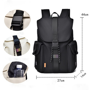 Sac à dos à bandoulière unique de couleur unie personnalisé, édition coréenne minimaliste, loisirs, étudiant, sports de plein air, voyage, choix de Ckpack - Product Image 2