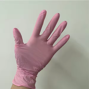 कस्टम बॉक्स 100% नाइट्रिल गुलाबी डिस्पोजेबल दस्ताने बाल सैलून टैटू की दुकान सौंदर्य नाखून लेटेक्स मुक्त काले रंग विरोधी पर्ची - Product Image 6