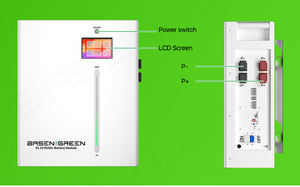 BasenGreen Batteria LiFePO4 48V 100ah da Parete, Sistema di Accumulo Energetico Domestico 5Kwh, Batteria Impilabile Montabile su Rack - Product Image 2