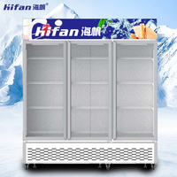 Réfrigérateur Commercial Vertical ODM/OEM Prix Usine Système de Refroidissement par Air 3 Portes Vitrine Réfrigérée pour Boissons