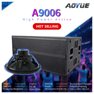 Subwoofer Activo de Alta Potencia 9006 de 18 Pulgadas, Altavoces de Escenario de 18 Pulgadas, Subwoofer Cuadrado con Módulo Amplificador DSP - Product Image 1