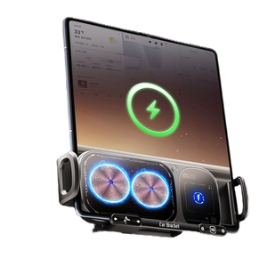 Soporte Magnético Inalámbrico Giratorio de 360 Grados y 15W para Teléfono, con Abrazadera Automática Antivibración, Compatible con <span class=keywords><strong>BMW</strong></span>, Montaje en Rejilla de Ventilación - Product Image 1