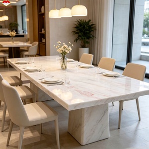 Gran Losa de Mármol Rosa Moderno de 18 mm de Espesor, Duradera e Impermeable para <span class=keywords><strong>Hotel</strong></span>, Villa, Cocina, Comedor, Hogar, Bar, Sala de Estar, Interior - Product Image 5