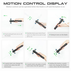 LGT Saberstudio Ronin Sabre Laser, Couteau Léger, Sabre de Duel Lourd, Épée Katana, Son Fort, Sabre de Duel Force Métal pour Cos - Product Image 5