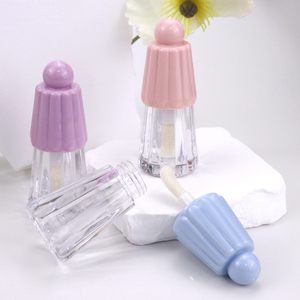Yenilik plastik pembe mavi sevimli mantar şekilli boş 5ml dudak parlatıcısı tüpleri konteyner ambalaj - Product Image 3