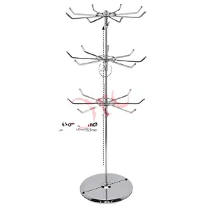 Three Tier Counter Top Spinner Display Stand