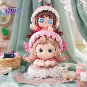 Nuevo Black Play Fu Four Generations Doll Wonderful House Series Hilo rizado Girls Blind Box TIDE Play Adornos de mano - Product Image 1