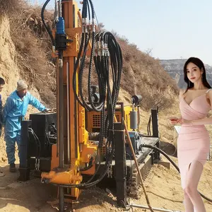 Nhà Máy Giá Crawler DTH thủy lực Đường Hầm nhàm chán Máy khoan với Máy nén khí