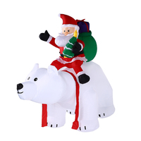 OurWarm poupée géante personnalisée en gros Blow Ups Père Noël bonhomme de neige maison décorations de cour gonflables de Noël