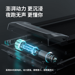 ลู่วิ่งไฟฟ้าแบบพับได้สำหรับใช้ในบ้าน ขนาด 1150 มม.*420 มม. อุปกรณ์ออกกำลังกายสำหรับทุกเพศ - Product Image 3