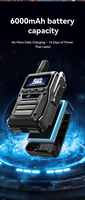 GPS Walkie-talkie Ringkas dan Tahan Lama dengan Waktu Siaga Panjang dan Dukungan Kartu SIM.