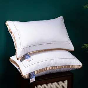 Factory Wholesale Double Pillow Jacquard Luxury Satin Silk Hotel Bedding Set 7 Piece Bedding 100 Cotton