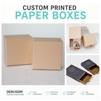 Boîte cadeau écologique recyclée avec logo personnalisé, emballage de luxe, boîte cadeau rigide en papier pour bague, boucles d'oreilles, bijoux