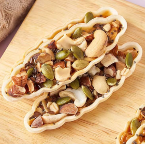 Snack <span class=keywords><strong>de</strong></span> Oficina y Ocio: Barquitos <span class=keywords><strong>de</strong></span> Frutos Secos Mixtos y Tarta <span class=keywords><strong>de</strong></span> Arroz Glutinoso Crujiente, Paquete Individual para Venta al por Menor en Supermercados - Product Image 2