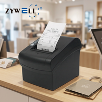 Descarga del Software de Impresora de Recibos Zywell Free Pos ZY806 Impresora Térmica de Facturas de 3 Pulgadas con Bluetooth y Wifi