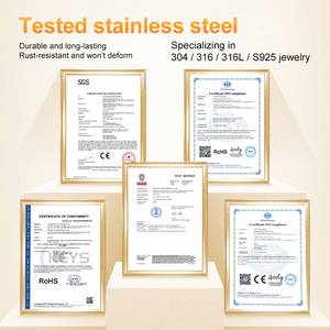 <span class=keywords><strong>Bijoux</strong></span> de mode vierges personnalisés en acier inoxydable étiquettes de <span class=keywords><strong>bijoux</strong></span> à breloque rectangle rond gravé pour la fabrication de colliers vierges pour la <span class=keywords><strong>gravure</strong></span> - Product Image 6