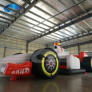 Modèle de voiture de course gonflable publicitaire GAUSS, design populaire, 25 m, imperméable, durable, gonflable à l'<span class=keywords><strong>air</strong></span>, voiture de course F1 gonflable - Product Image 4