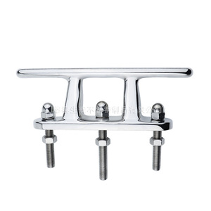 Shining 12-Inch Angled Dock Bollard 316 Stainless Steel Marine Hardware For <b>Yacht</b> Marina Mooring - Product Image 2