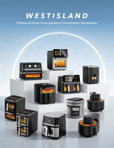 Tweezones Heteluchtfriteuse Oven met Onafhankelijke Bediening, Dubbele Korf en Zichtbare Ramen - Product Image 5