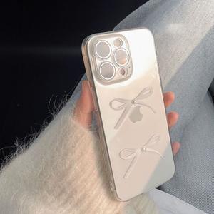 Custodia per telefono alla moda con fiocco carino per ragazze, per 17promax 1615 14 <span class=keywords><strong>13</strong></span> 12 11, all'ingrosso, estetica, per ragazze e donne - Product Image 2