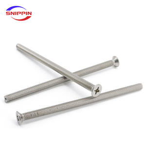 Tornillos de <span class=keywords><strong>Cabeza</strong></span> <span class=keywords><strong>Avellanada</strong></span> Cruzada Phillips de Acero Inoxidable 304 M2 M2.5 M3 M4 M5 M6, Largo Extendido, L=90-200mm, Tornillo Extra Largo - Product Image 3