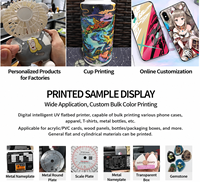 Printer UV Desktop Kecil 2030 Dapat Mencetak pada Casing Ponsel, Logam, Akrilik, Magnet Kulkas, Lencana, Kayu, Cangkir Termos, dan Lainnya