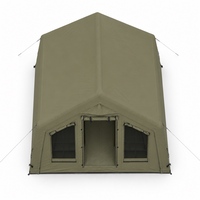 Tente de fête gonflable verte de 17,2 mètres carrés, 480x360 cm, en Oxford 600D imperméable, avec fenêtres en TPU, pour les fêtes de jardin