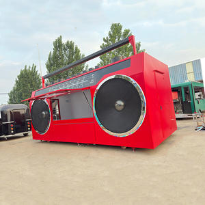 Internet Celebrity Radio Mobile Container Selling House Scenic Spot <b>Clock</b>-in Camping <b>Retro</b> B & B Module Assembly Booth - Product Image 3