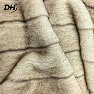 Tissu en fausse fourrure de vison tricoté, anti-chute, léger, 100 % polyester, pour jouets en peluche et poupées - Vente en gros - Product Image 3
