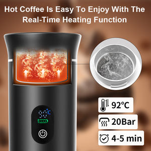 Machine à café portable électrique USB, manuelle, <span class=keywords><strong>compatible</strong></span> avec les capsules de café, pour la maison, le bureau, les voyages, préparation rapide - Product Image 3