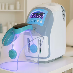 O2toderm Dôme à oxygène Thérapie faciale par LED Matériau ABS Rajeunissement de la peau Hydratation profonde Jet d'oxygène Peel Masque facial Machine - Product Image 1