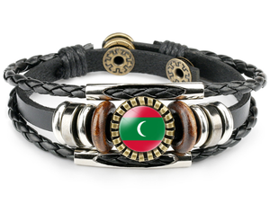 Filipinler bayrağı Vintage asya ulusal bayrak desen bilezik Retro türkiye japonya güney kore promosyonlar için bilekliği - Product Image 5