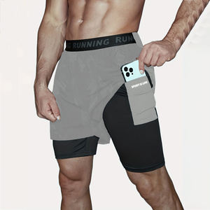 Compression Running Gym <b>Shorts</b> for <b>Men</b> Custom LOGO Workout Quick Dry Breathable Waterproof Casual Athletic Sweat Sports Fitness - Product Image 5