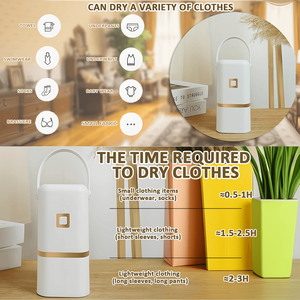 Mini sèche-linge portable pliable avec fonction minuterie, mini sèche-linge portable, machine à sécher les vêtements pour les voyages - Product Image 3