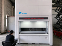 Sistema de Elevación Vertical Industrial (VLM) que Ahorra Espacio con Control WMS, Capacidad de 1000 kg, Construcción Metálica con Recubrimiento en Polvo
