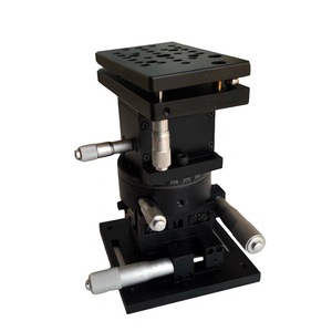 Table de positionnement opto-mécanique de précision LDTSZ-06-01, table inclinable rotative manuelle multi-axes 125x75mm, 6 degrés de liberté - Product Image 2