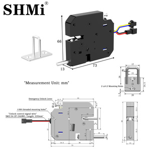 Serrure électromagnétique à ressort renforcé XG07D DC12V/24V pour armoires de sécurité, bureaux et boîtes de rangement - Product Image 3