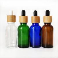 Flacon compte-gouttes en verre ambré, vert ou transparent de 5 ml, 10 ml, 15 ml, 20 ml, 30 ml, 50 ml, 100 ml avec bouchon à vis en aluminium pour huile essentielle